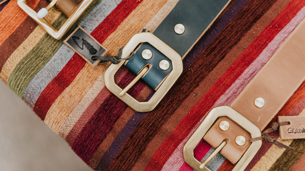 belts, bandanas, and small goods to complete your look